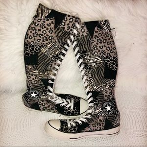 Y2K 2009 converse lace up boots